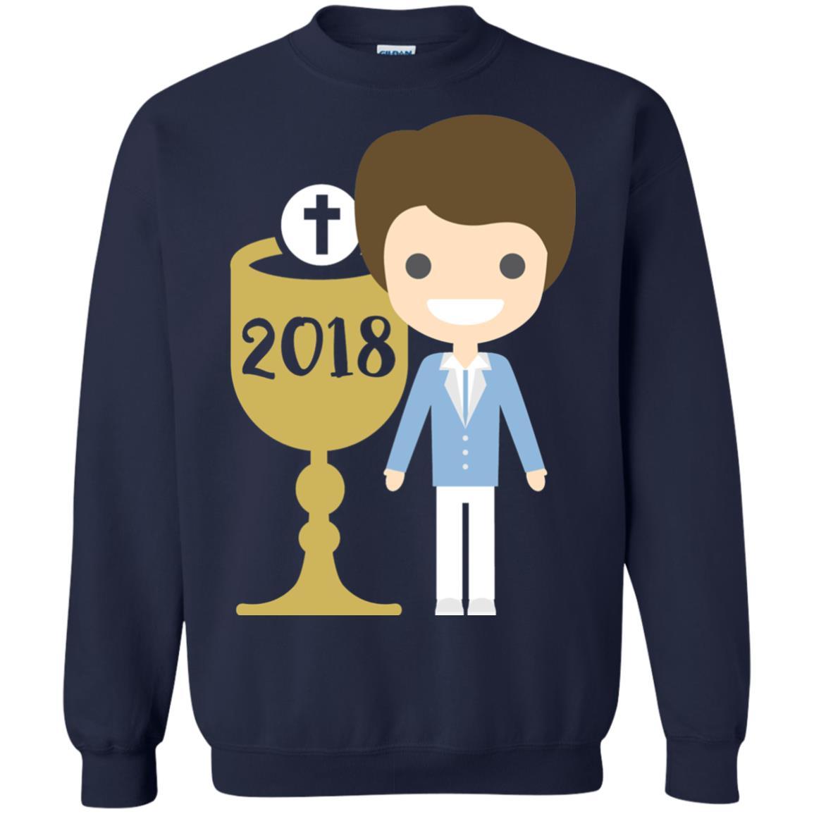 First Communion 2018 1st Holy Communion Shirt Navy