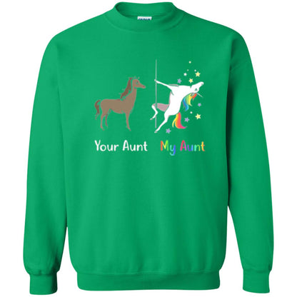 Unicorn T-shirt Your Aunt My Aunt Irish Green