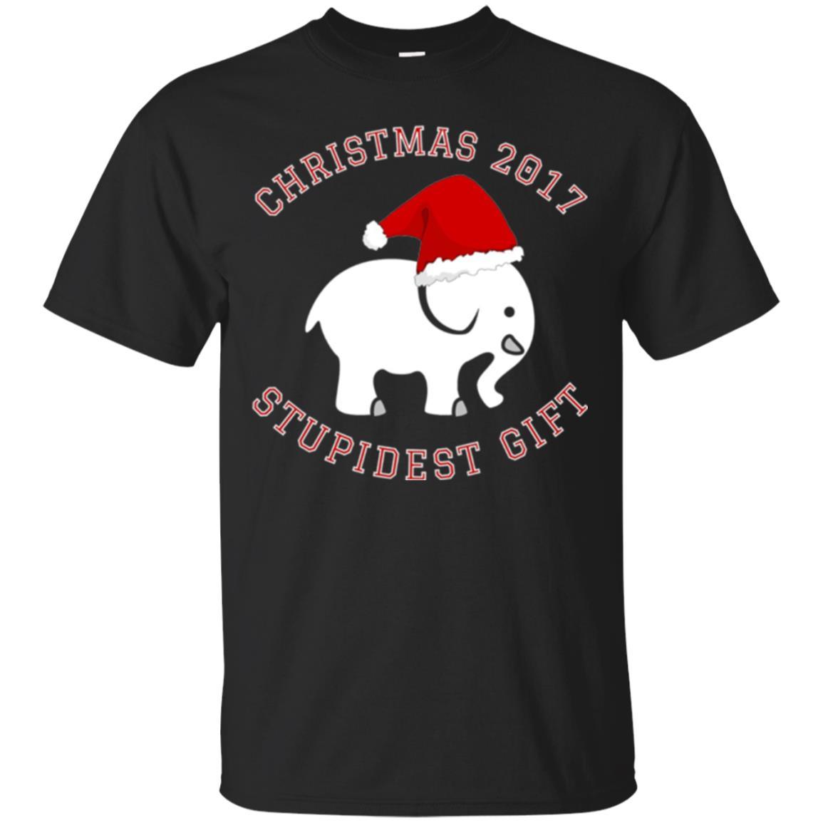 Elephant T-shirt Christmas 2017 T-shirt Black