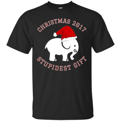 Elephant T-shirt Christmas 2017 T-shirt Black