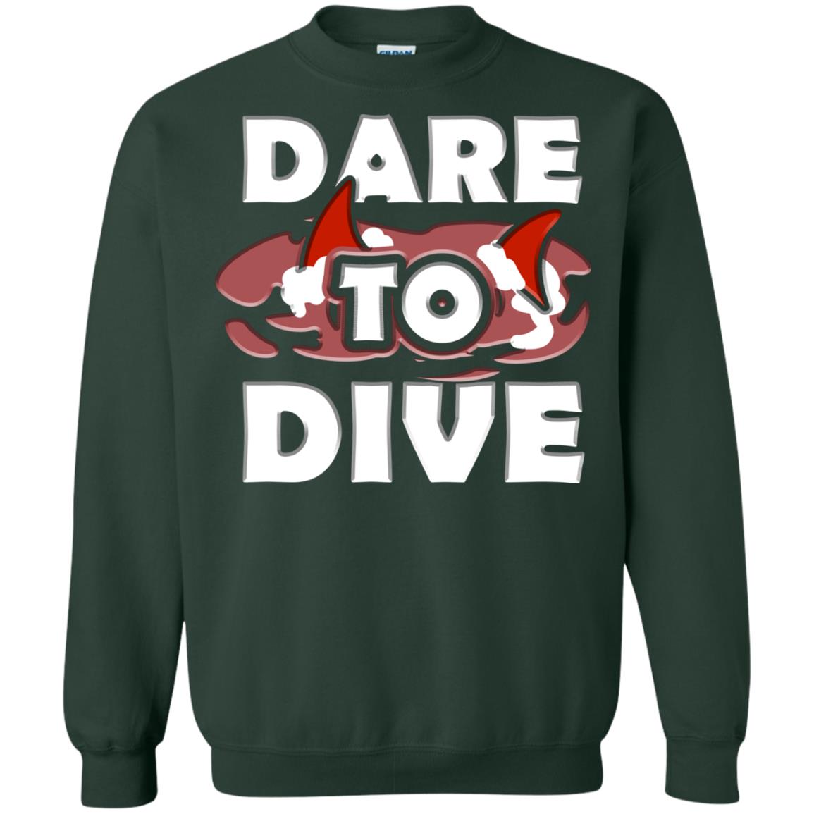 Every Day Of Dare To Dive Shark T-shirt 2018 Forest Green