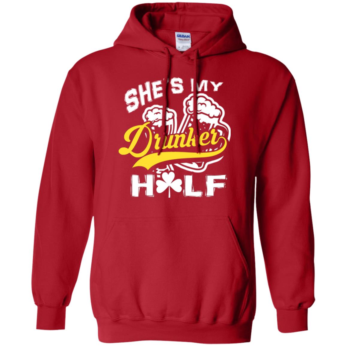 She's My Drunker Half Saint Patrick's Day T-shirt Red