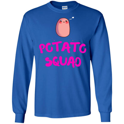Cute Potato Squad T-shirt I Love Potato Royal