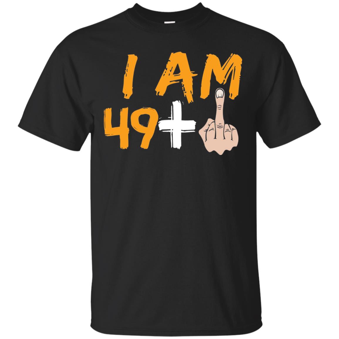 50th Birthday Funny T-shirt I Am 50 Years Old Black