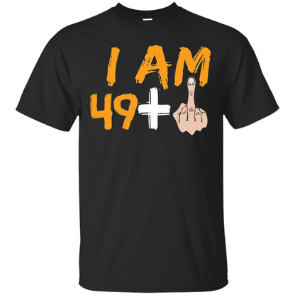 50th Birthday Funny T-shirt I Am 50 Years Old Black