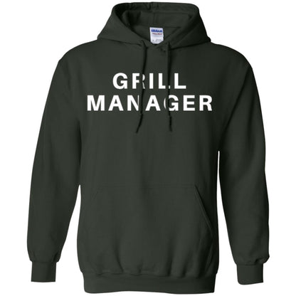 Cooking T-shirt Grill Manager Forest Green