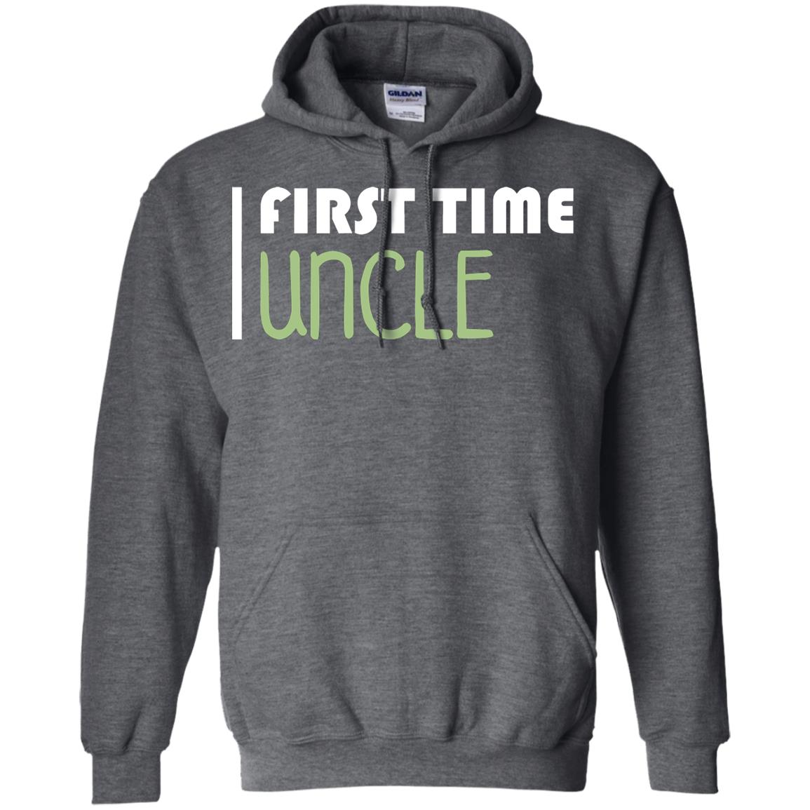 First Time Uncle New Uncle Shirt Dark Heather