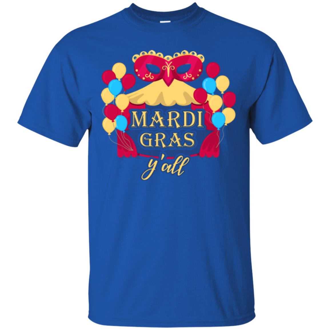 Mardi Gras T-shirt Y_all Royal