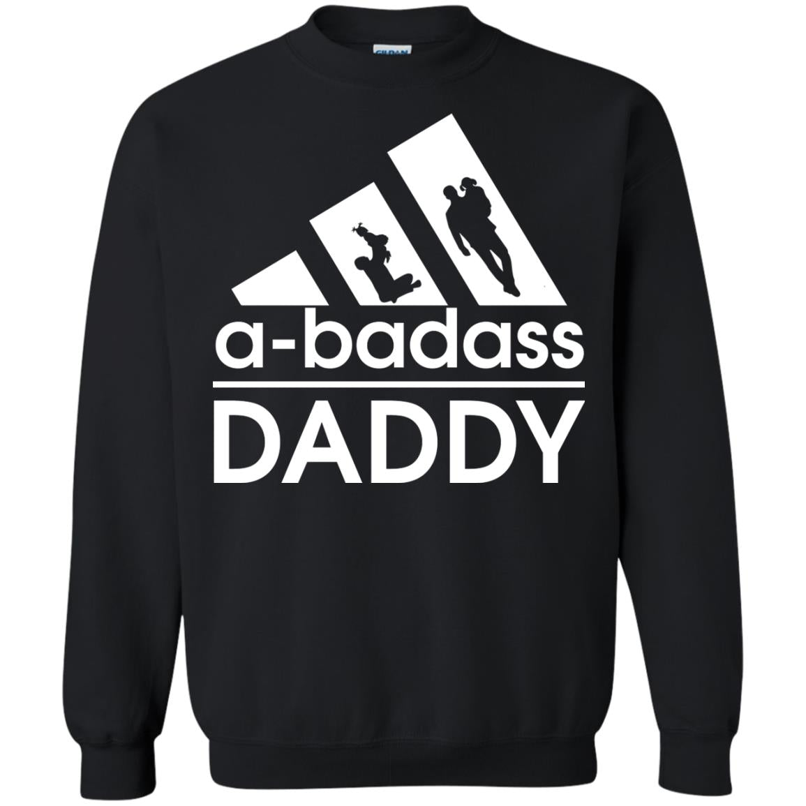 A Badass Daddy Shirt Black