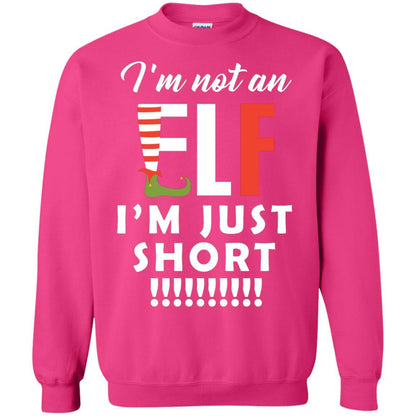 Christmas T-shirt I'm Not An Elf I'm Just Short Heliconia