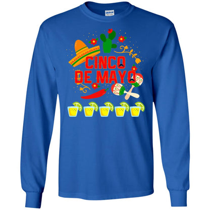 Fiesta Cinco De Mayo T-shirt Royal