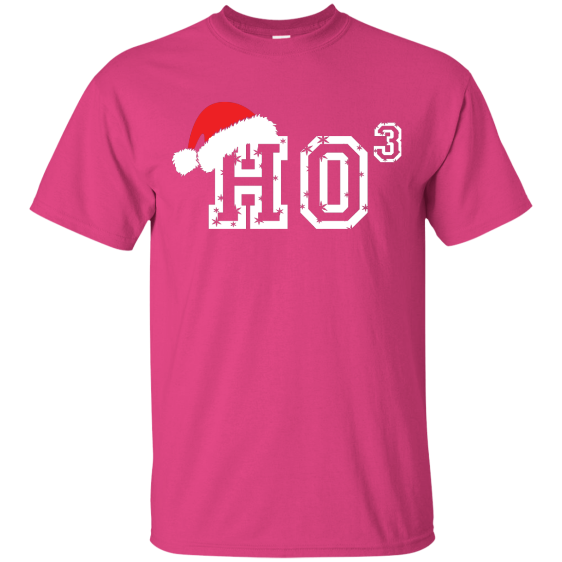 Christmas T-Shirt Ho Ho Ho Heliconia