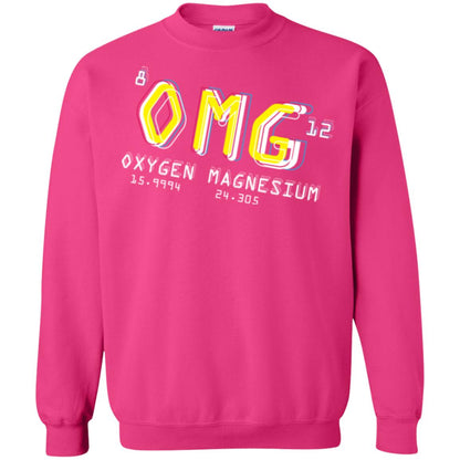 Funny Science Class T-shirt Omg Oxygen Magnesium Heliconia