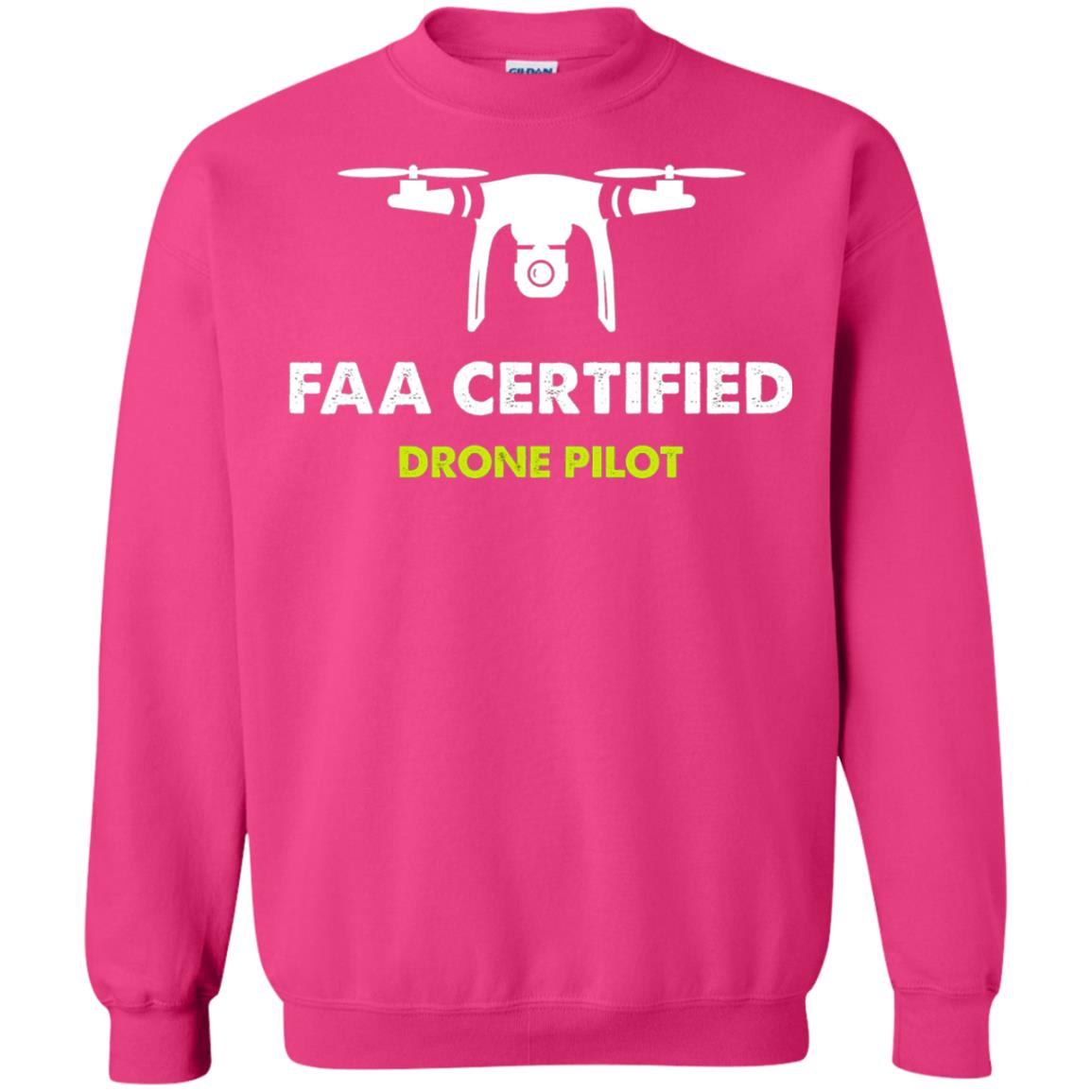 Faa Certified Drone Pilot T-shirt Heliconia