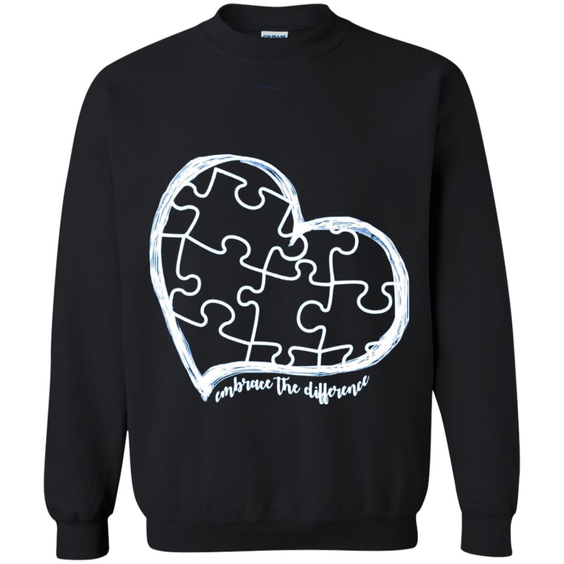 Autism Awareness Shirt Embrace Differences Black