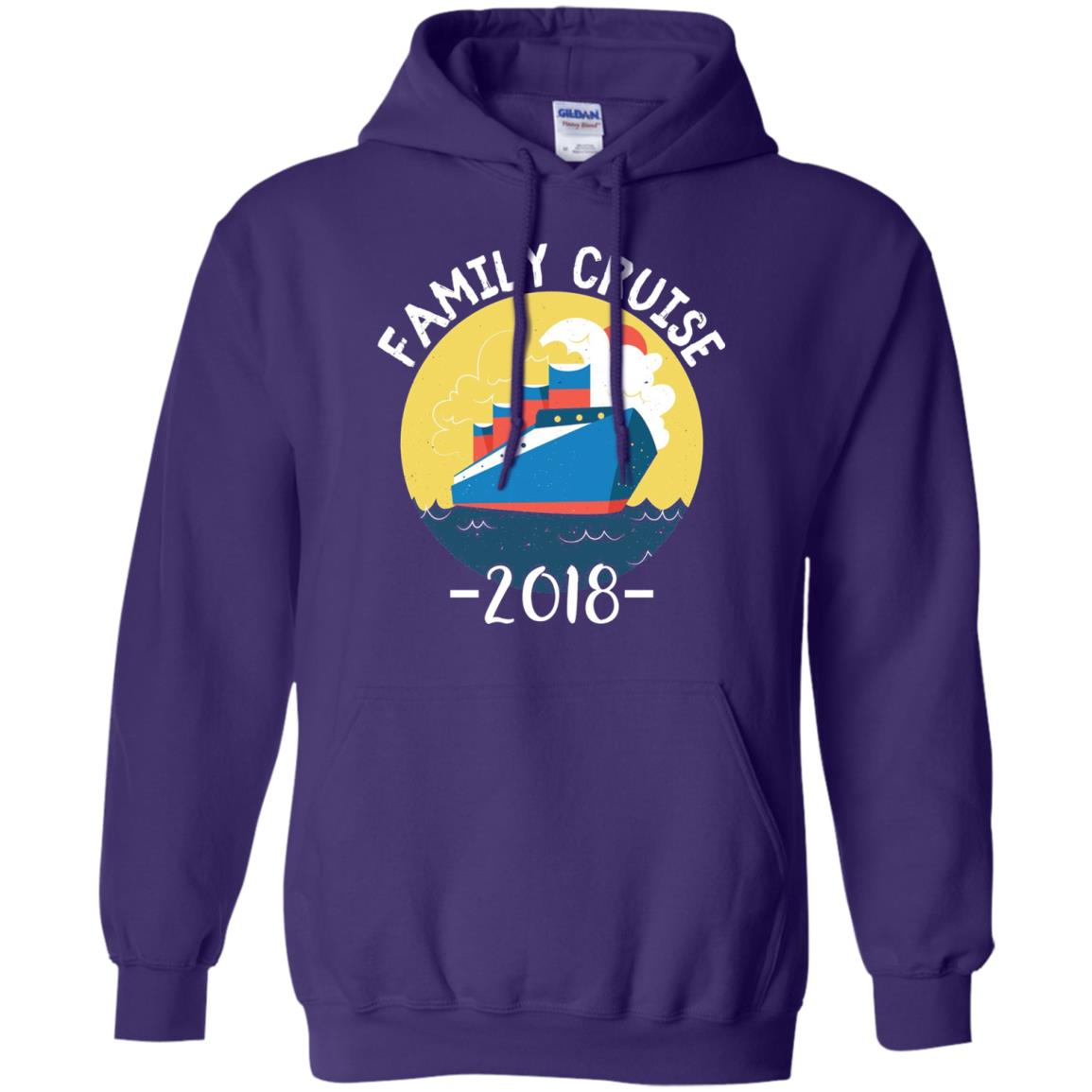 Summer Holiday T-shirt Family Cruise 2018 Purple