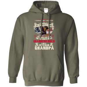 I Served My Country For My Children's Future And I Would Fight Again For The Rights Of My GrandchildrenG185 Gildan Pullover Hoodie 8 oz.