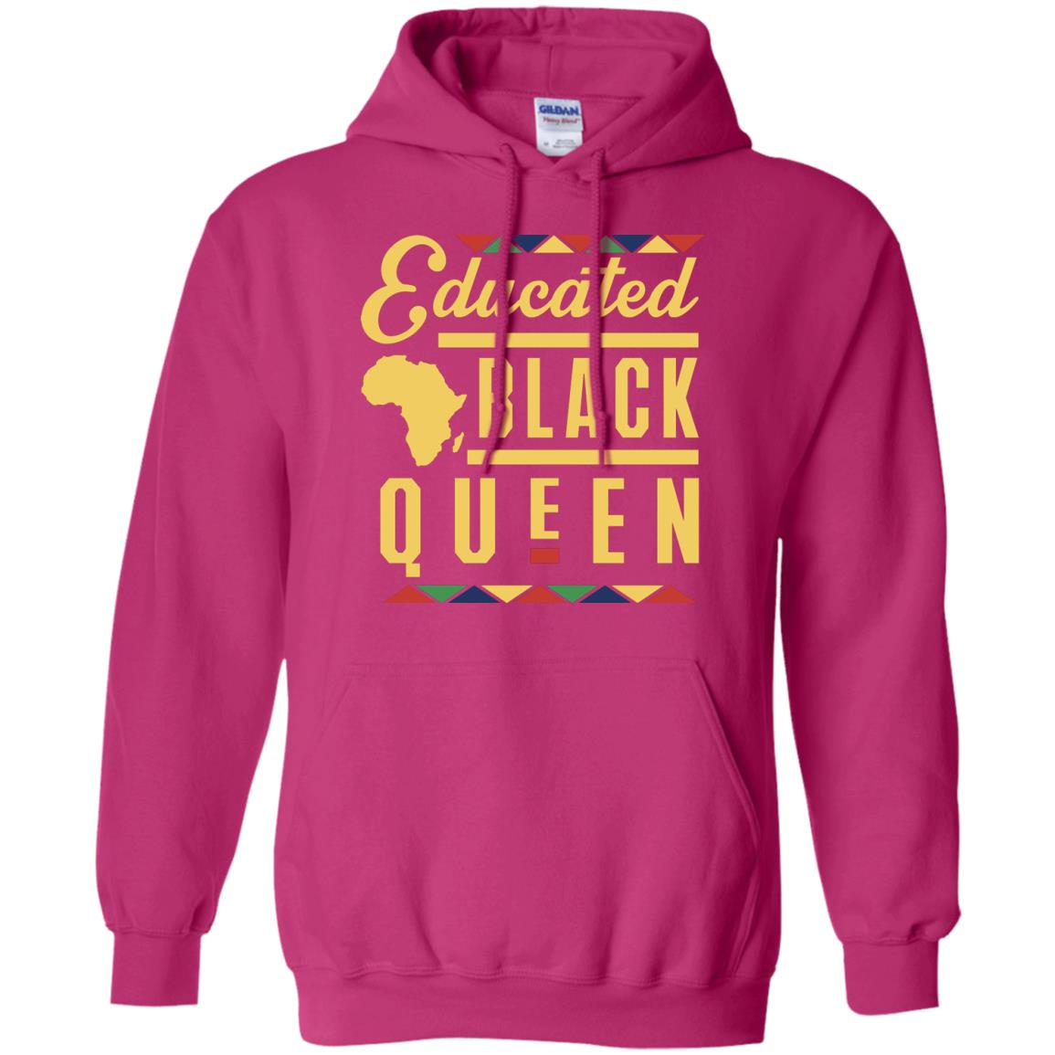 African American T-shirt Educated Black Queen Heliconia
