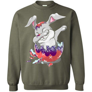 Funny Dabbing Bunny T-shirt For Kids Easter Gift