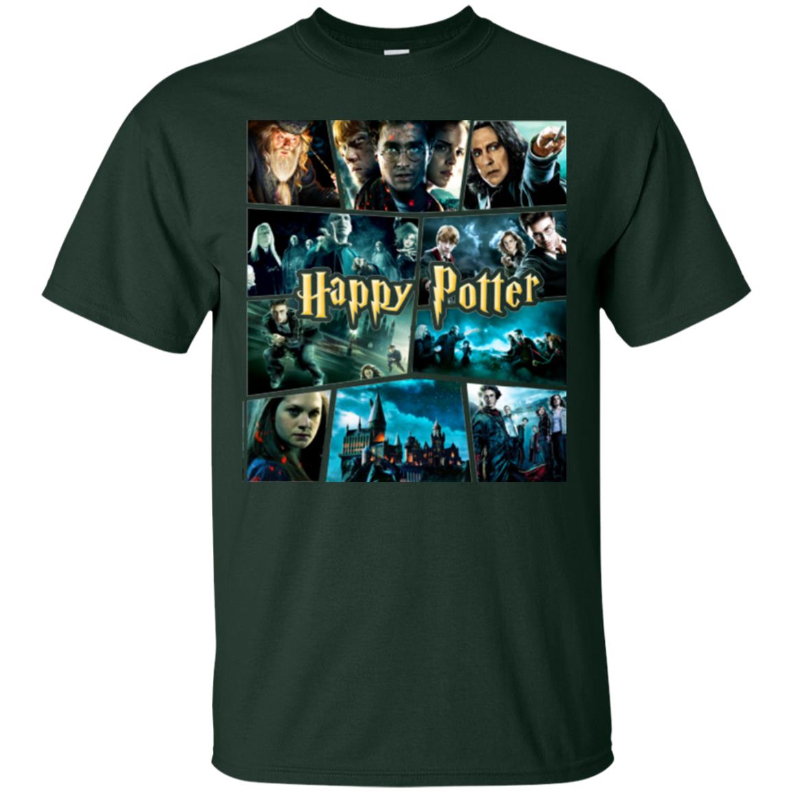 Harry Potter Characters T-shirt Forest