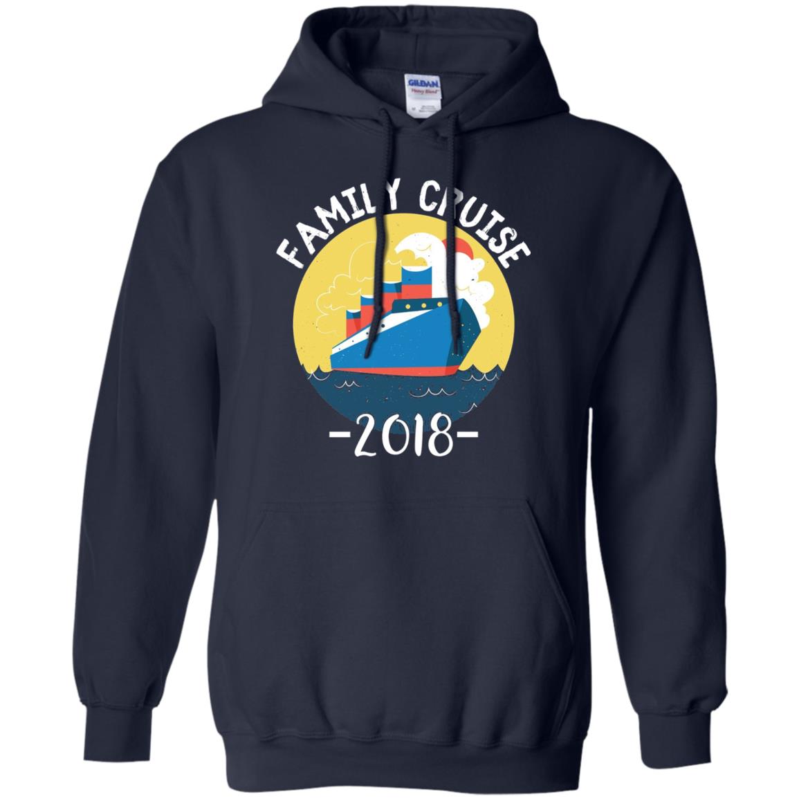 Summer Holiday T-shirt Family Cruise 2018 Navy