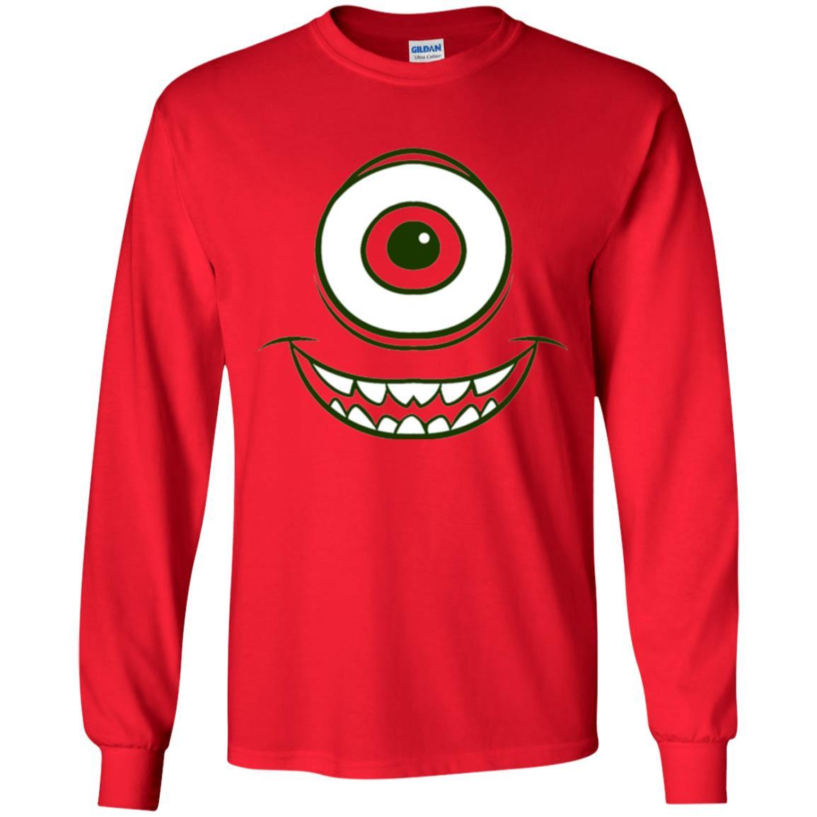 Cartoon T-shirt Mike Wazowski Eye Graphic Red