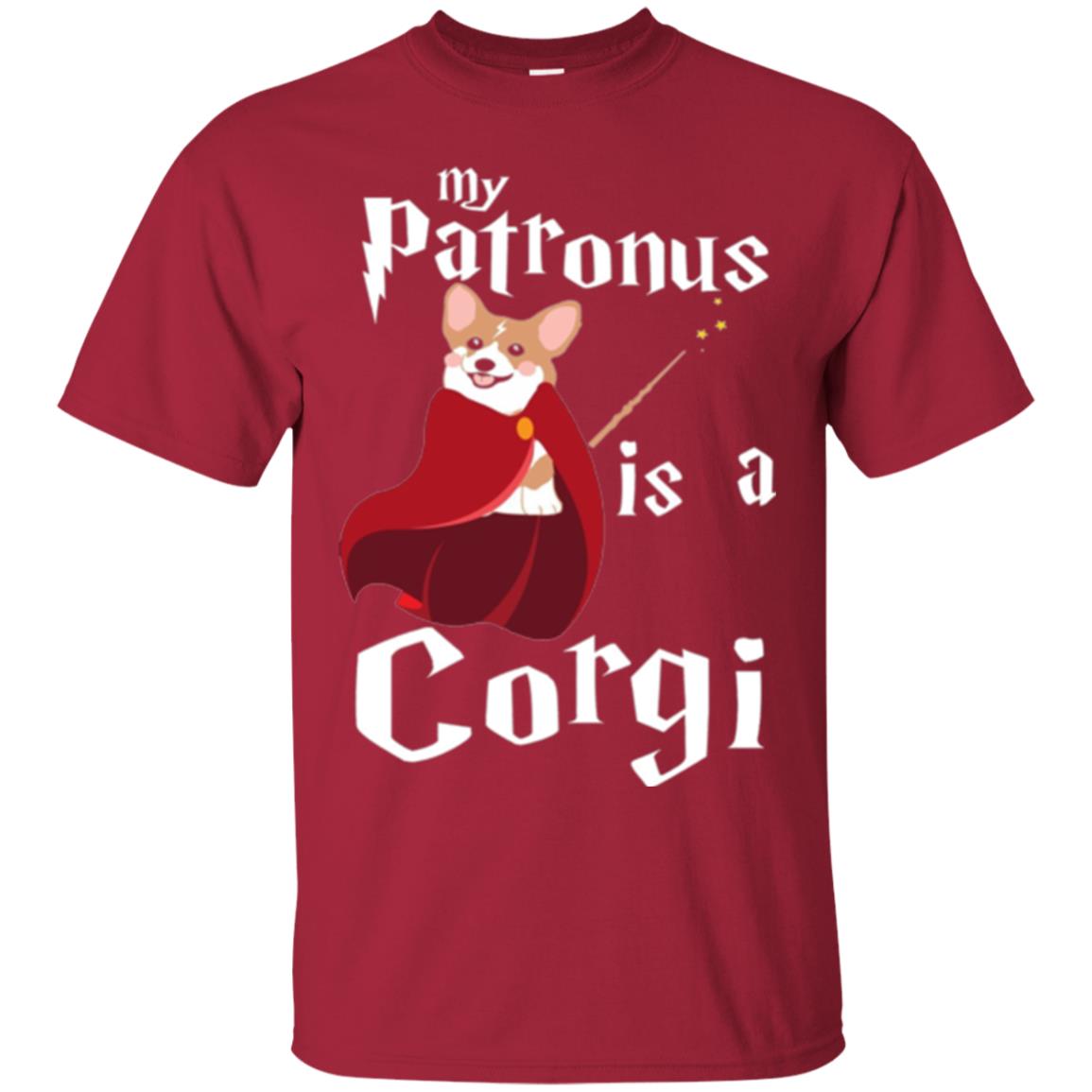 Dog Lover T-shirt My Patronus Is A Corgi Cardinal