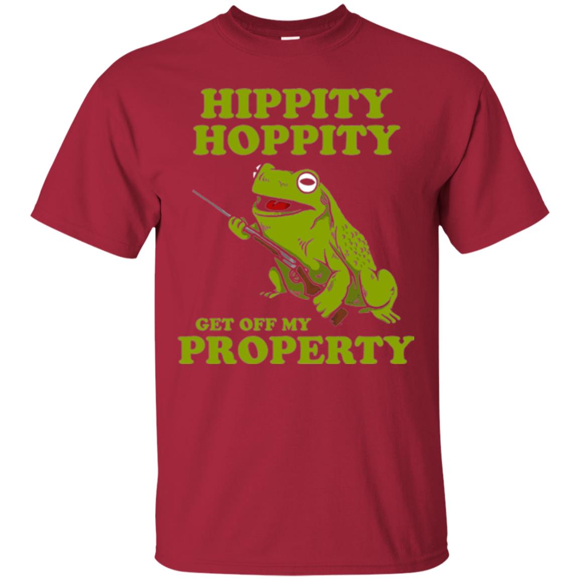 Frog Lover T-shirt Hippity Hoppity Get Off My Property Cardinal