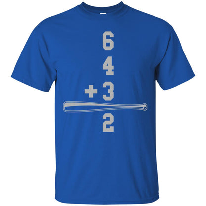 Baseball And Math Lovers T-shirt Royal