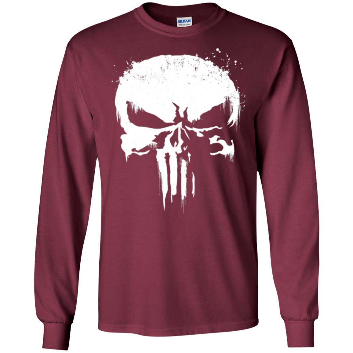 Skull T-shirt Maroon