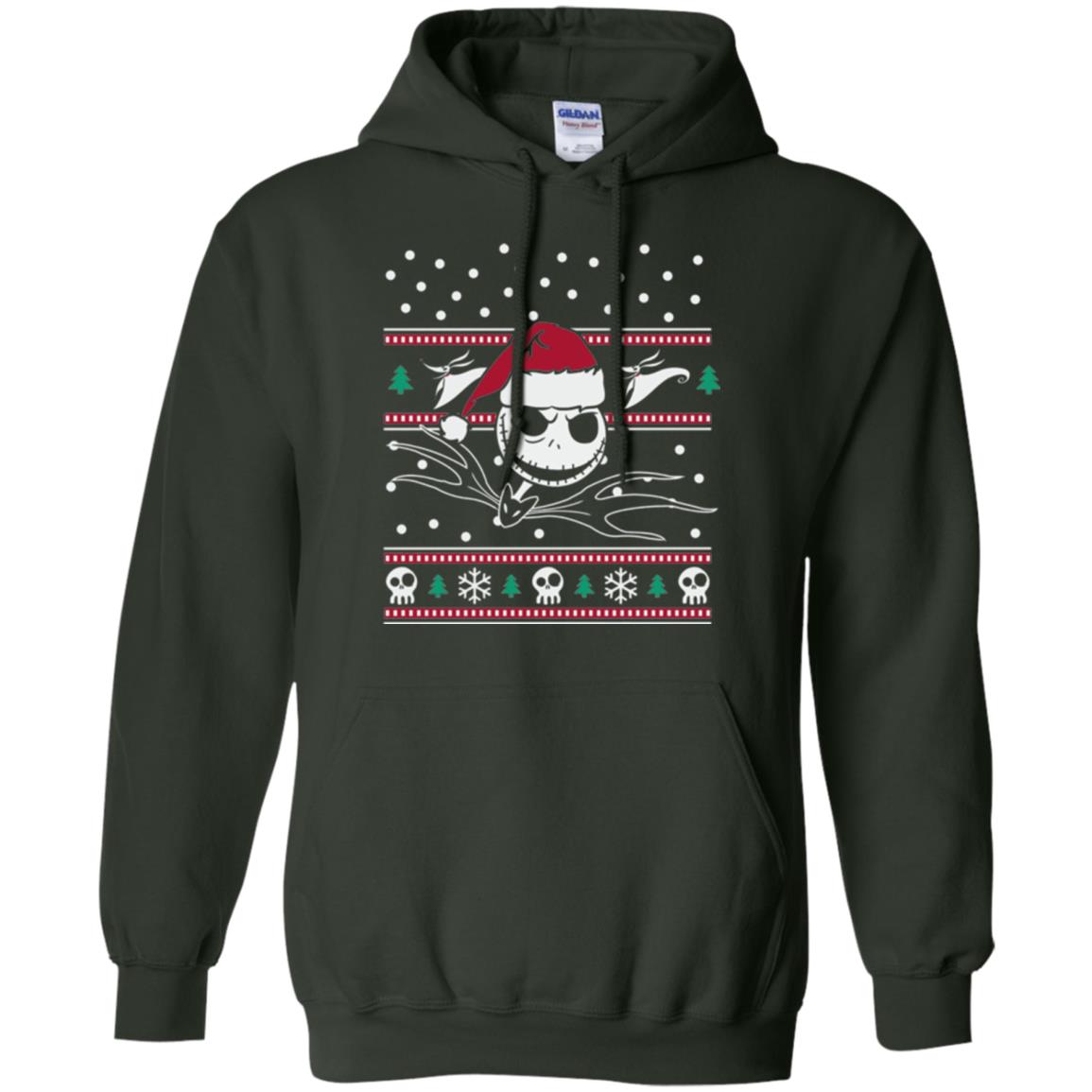 Disney Nightmare Before Christmas Holiday Christmas T-shirt Forest Green