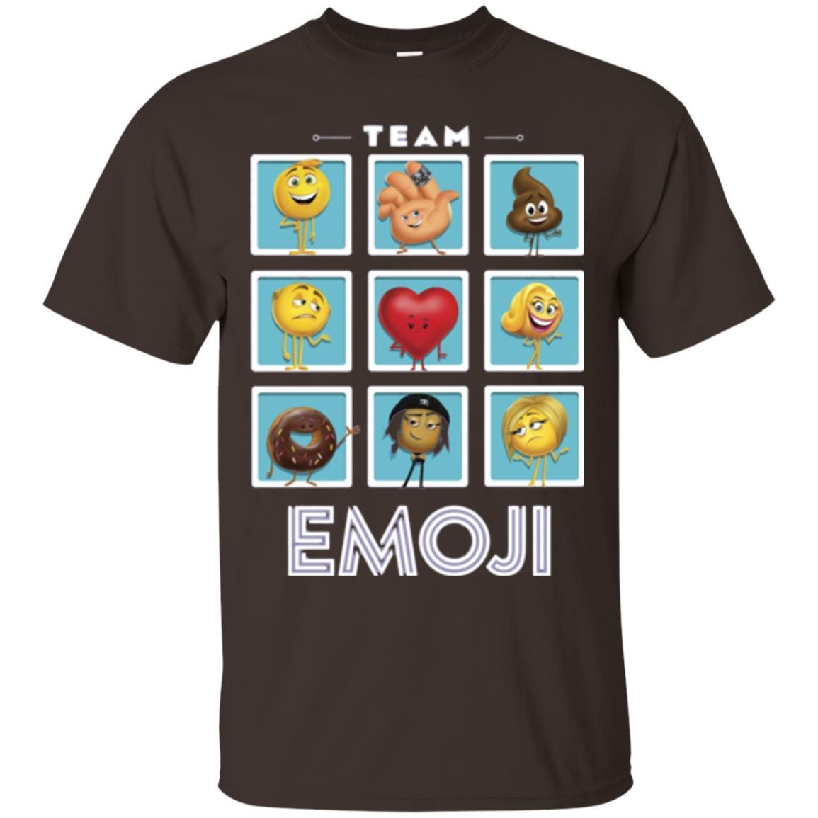 Film T-shirt Emoji Panels Graphic T-shirt Dark Chocolate