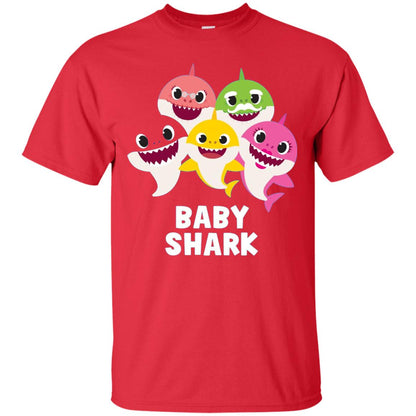 Pinkfong Baby Shark Family Shark Lover T-shirt Red