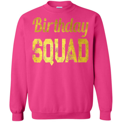 Birthday Squad Gold T-shirt Heliconia