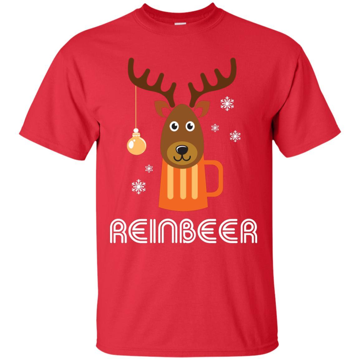 Christmas T-shirt Reinbeer Red