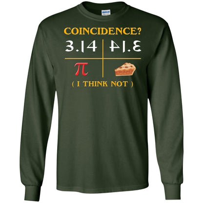 Pi Day 2018 Funny Pie Style T-shirt For Math Geeks Forest Green