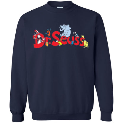 Dr. Seuss Family National Wear Red Day T-shirt Navy