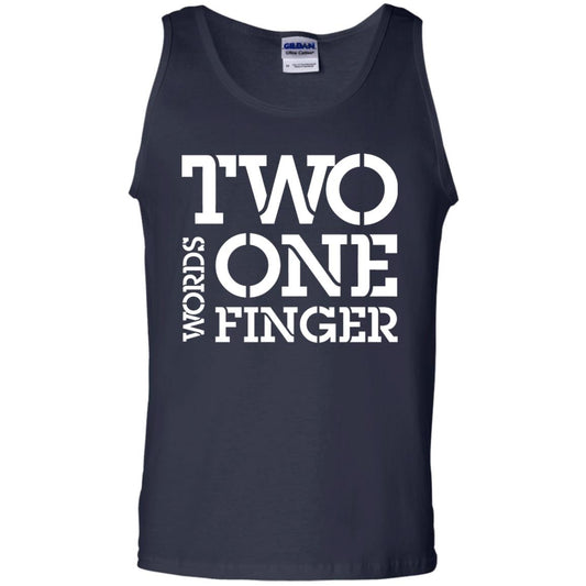 Two Word One Finger Shirt Navy