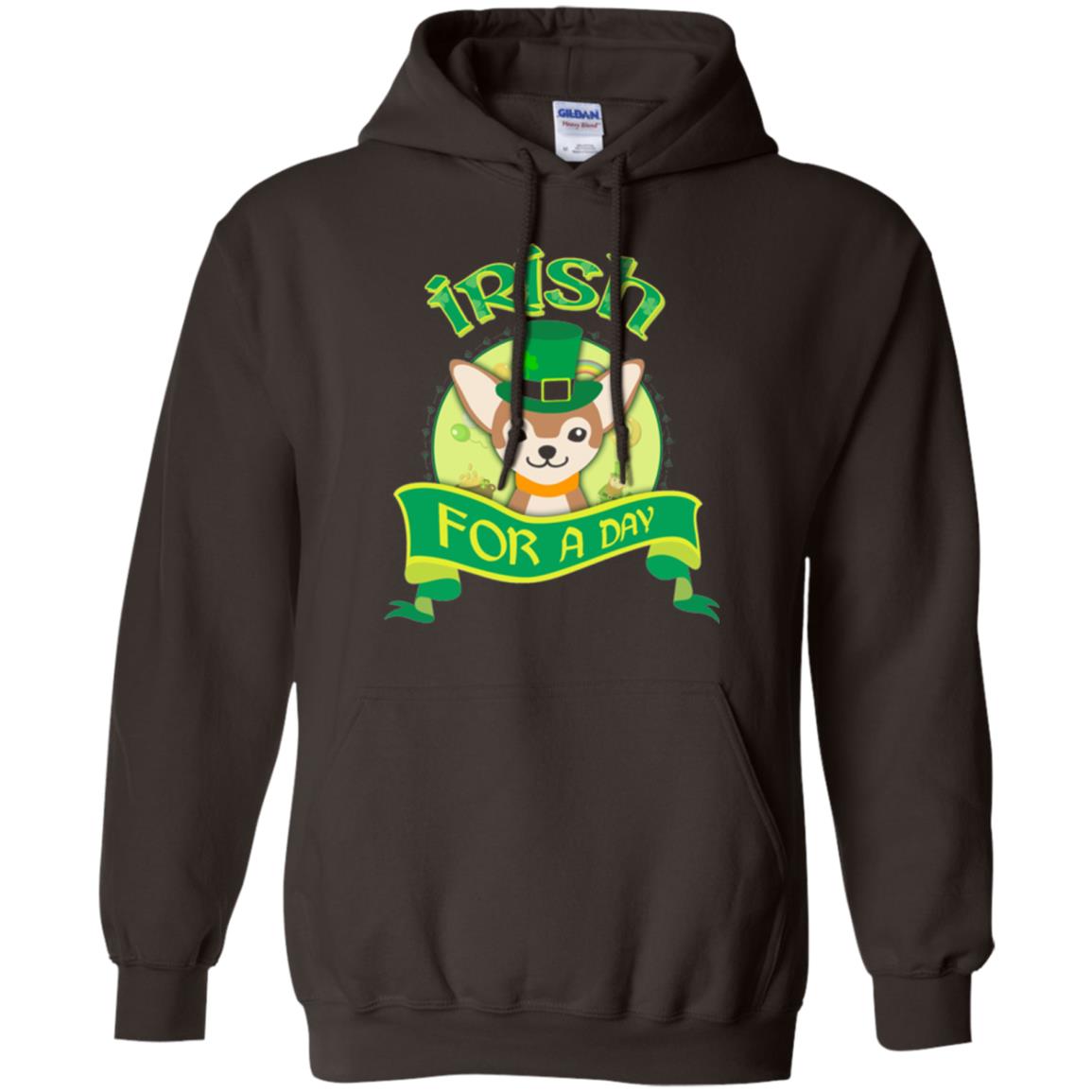 Saint Patrick_s Day T-shirt Amazing I_m Irish Chihuahua Dark Chocolate