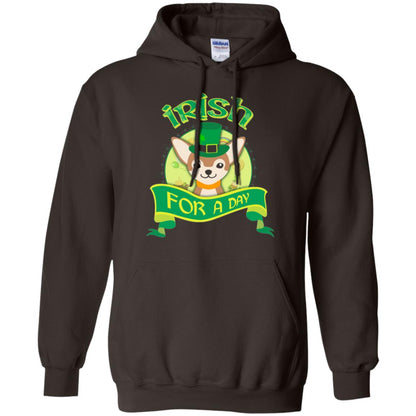 Saint Patrick_s Day T-shirt Amazing I_m Irish Chihuahua Dark Chocolate