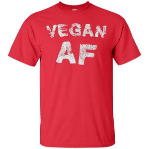 Vegetarian T-shirt Vintage Vegan Af T-shirt