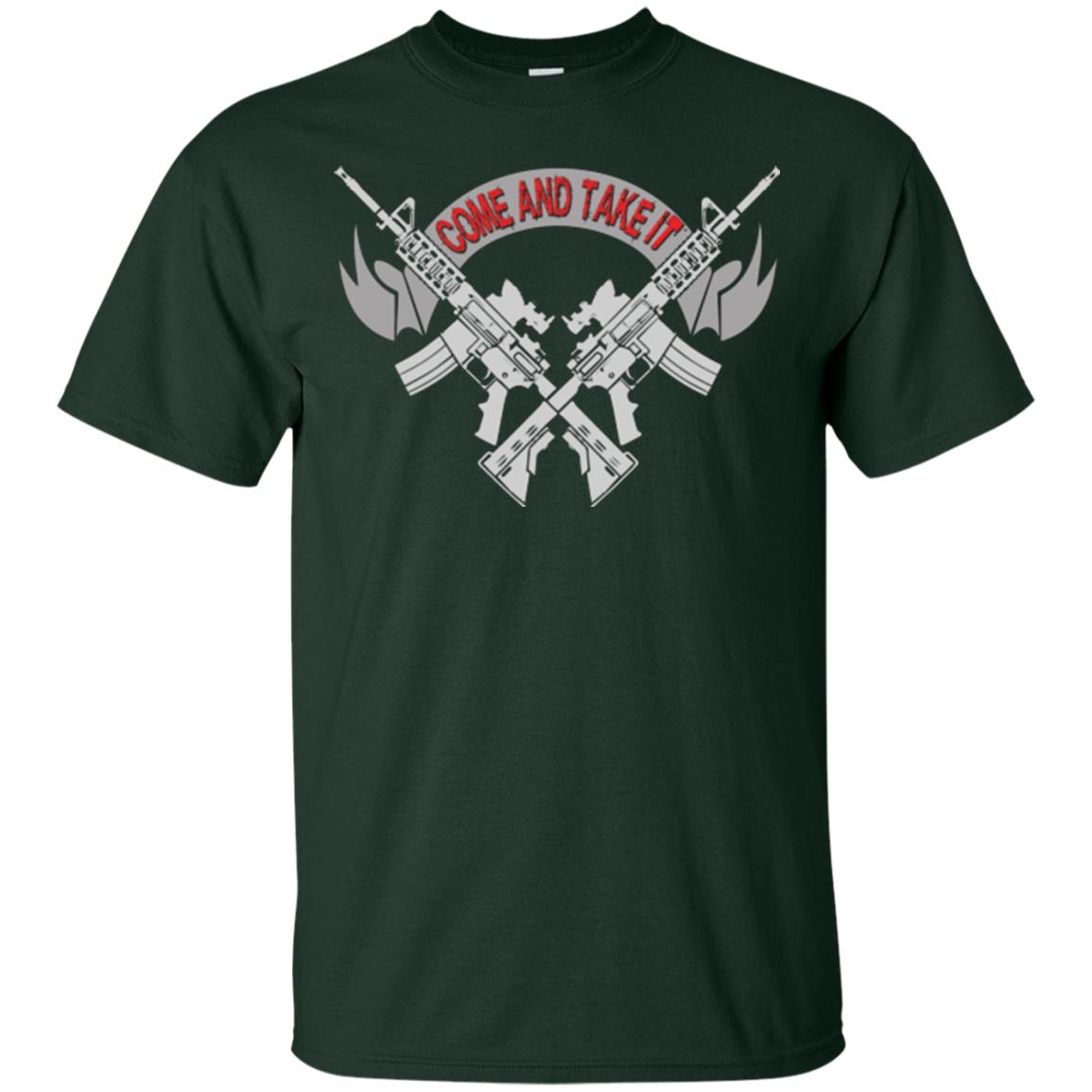 Military T-shirt Come And Take It Forest