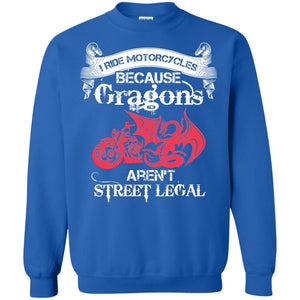 Motocross T-shirt Because Dragons Aren_t Street Legal