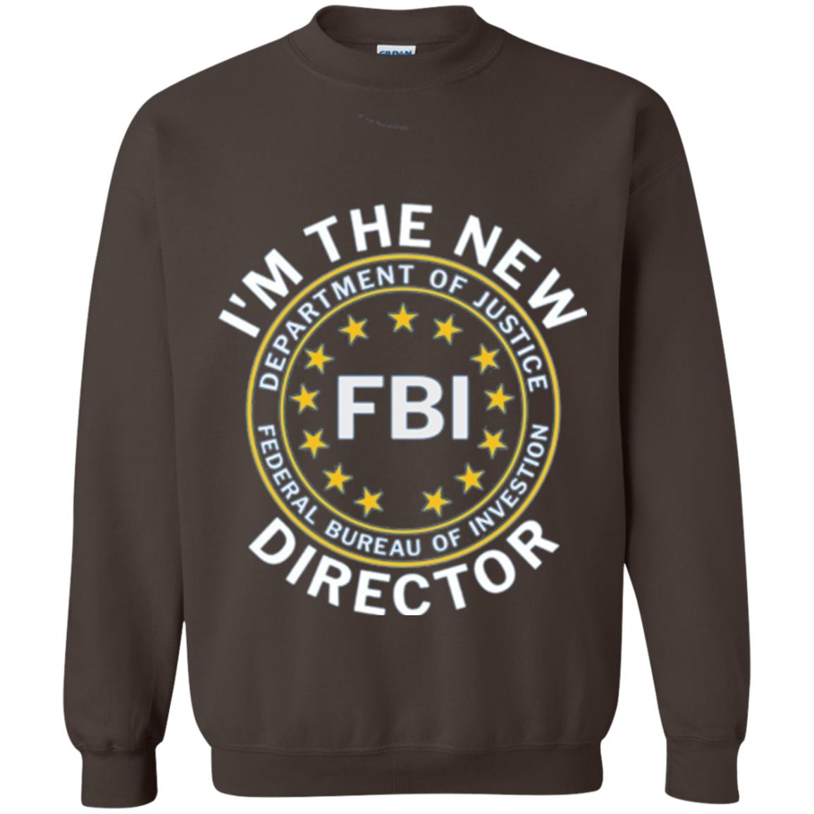 I Am The New Fbi Director With Emblem T-shirt Dark Chocolate