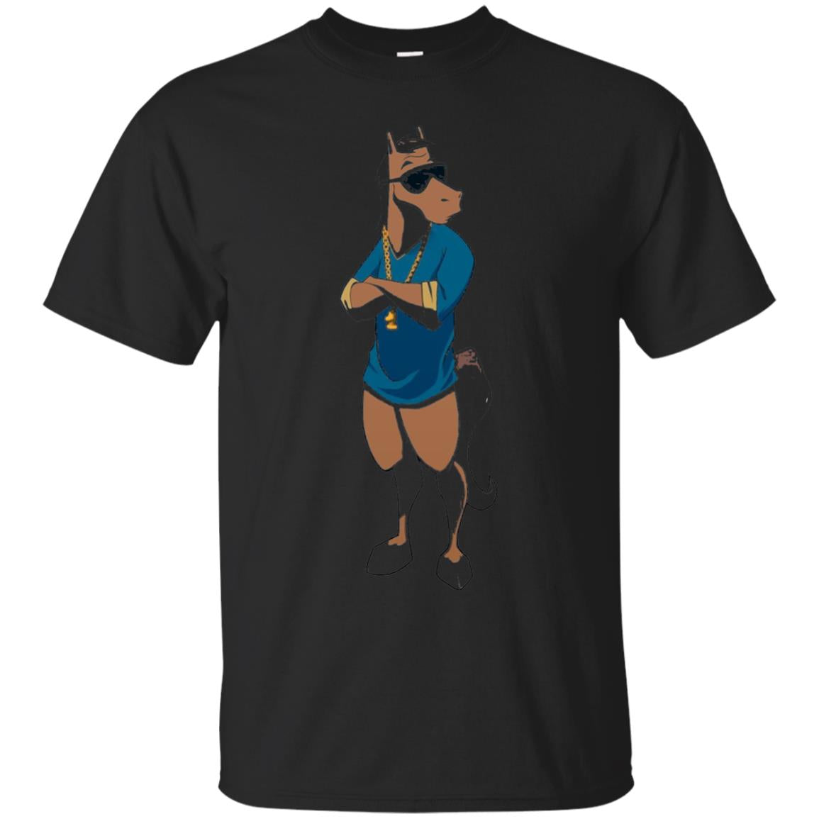 The Rapping Race Horse Hip-hop Horse Lover T-shirt Black