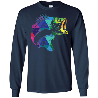 Fisherman T-shirt Fish For Bass Navy
