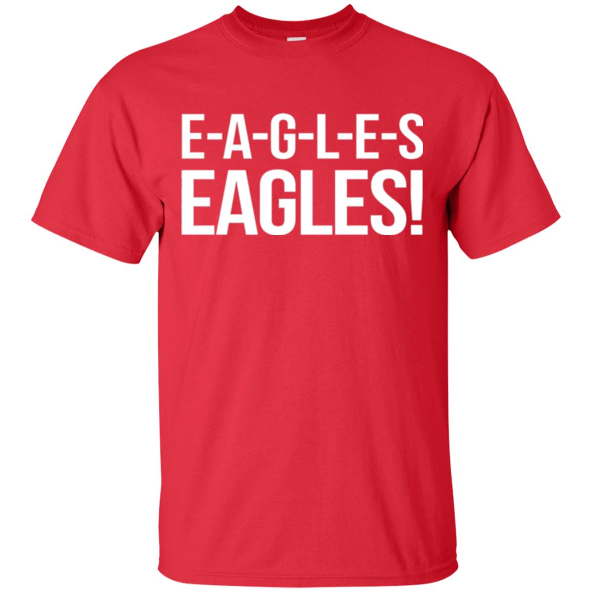 E-a-g-l-e-s Eagles Chant T-shirt Red