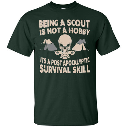 Being A Scout Is Not A Hobby T-shirt Forest Green