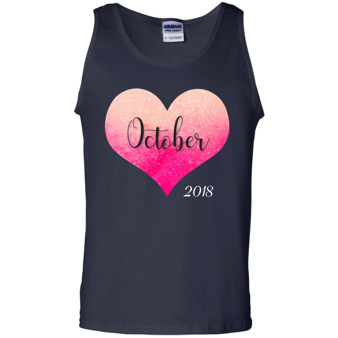 Pregnancy Reveal Announcement Party August 2018 Shirt Navy