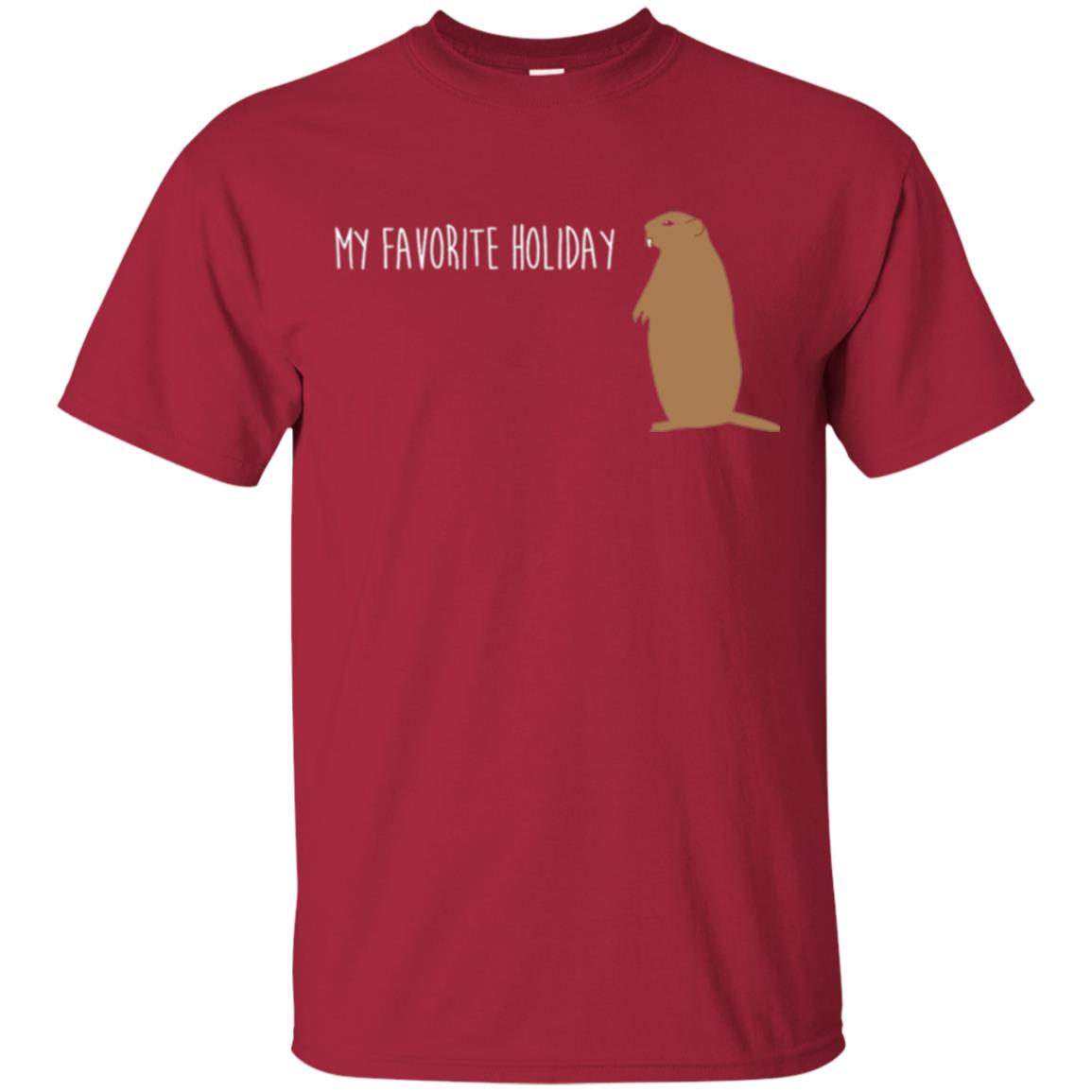 Groundhog Day T-shirt My Favorite Holiday T-shirt Cardinal